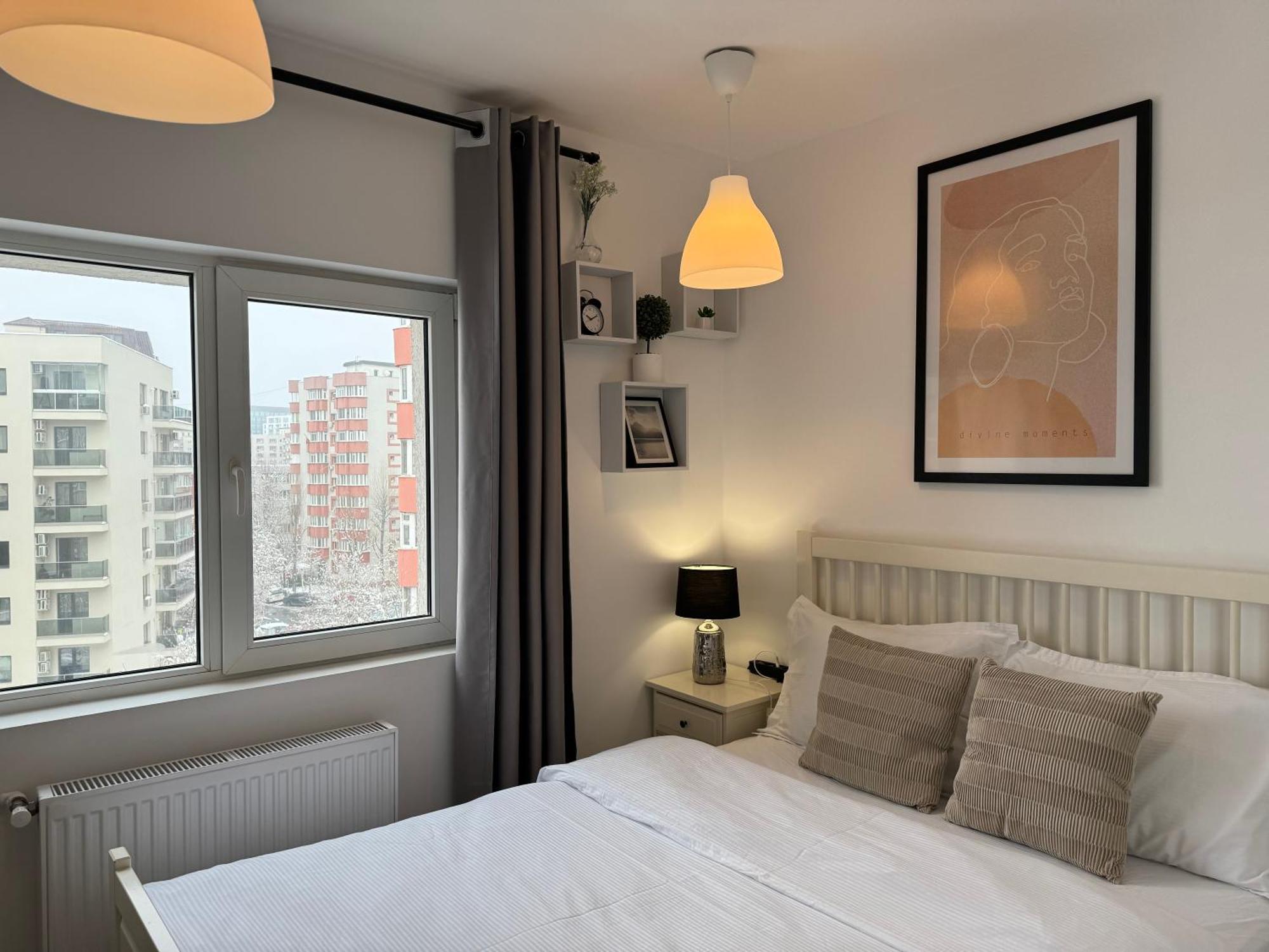 Evan Cozy Flat With Balcony & Parking, 13 September Bucureşti Exterior foto